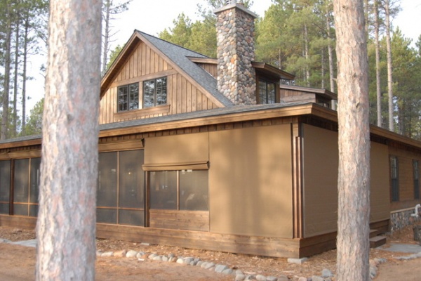 Rustic Exterior by Weather Queen Shades LLC