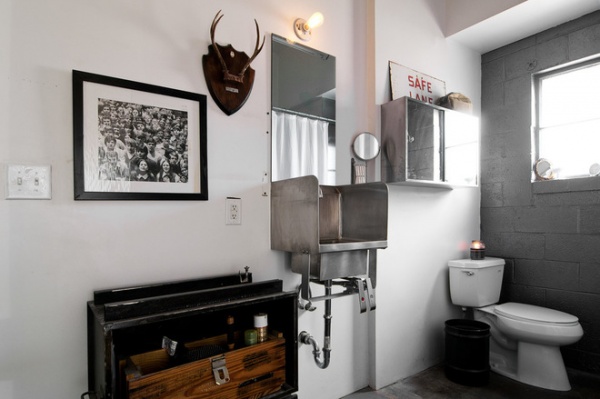 Industrial Bathroom by Lucy Call