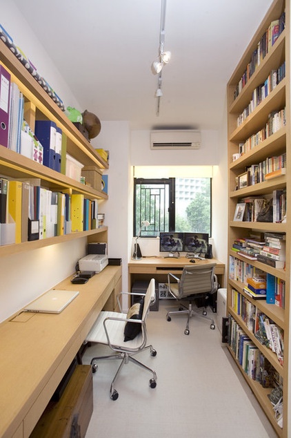 Contemporary Home Office by Clifton Leung Design Workshop - CLDW.com.hk