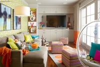 Room of the Day: Playing Up Color in a California Lounge