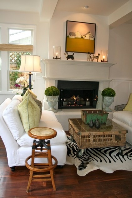 Beach Style Living Room by Kelley & Company Home