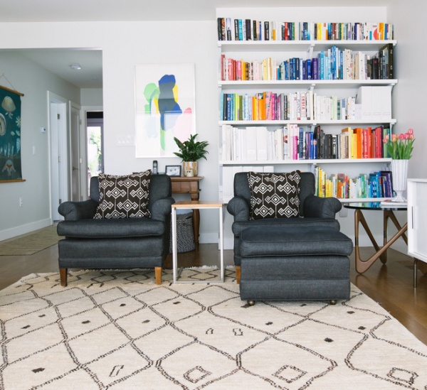 Midcentury Living Room by Nanette Wong