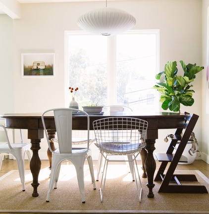 Contemporary Dining Room by Nanette Wong