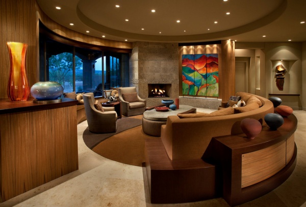 Contemporary Living Room by IMI Design, LLC