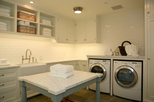 Traditional Laundry Room by Morrow and Morrow Corporation