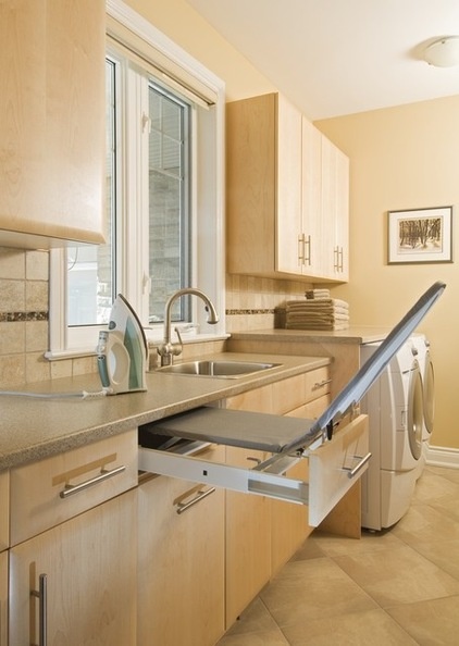 Contemporary Laundry Room by Design To Perfection Kitchen Concepts INC