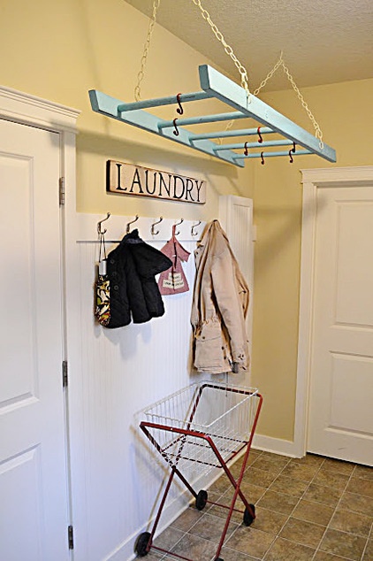 Eclectic Laundry Room Laundry Room