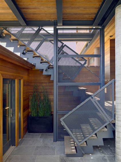 Modern Staircase by Irwin Fisher, Inc.