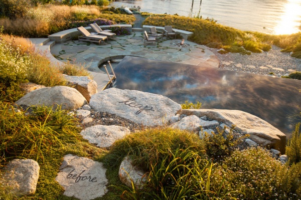 Beach Style Pool by Paul R Broadhurst + Associates