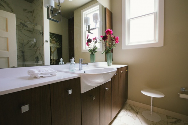 Contemporary Bathroom by Nanette Wong