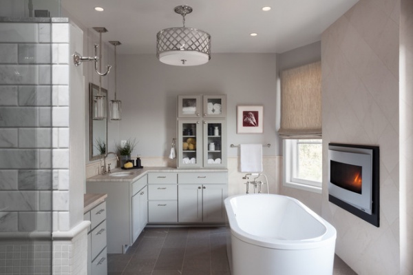 Transitional Bathroom by Samantha Friedman Interior Designs