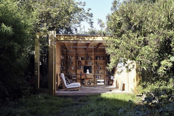 Rustic Garage And Shed by Office Sian Architecture & Design