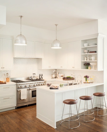 Transitional Kitchen by Jute Interior Design