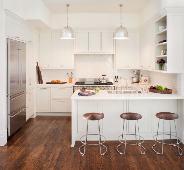 Transitional Kitchen by Jute Interior Design