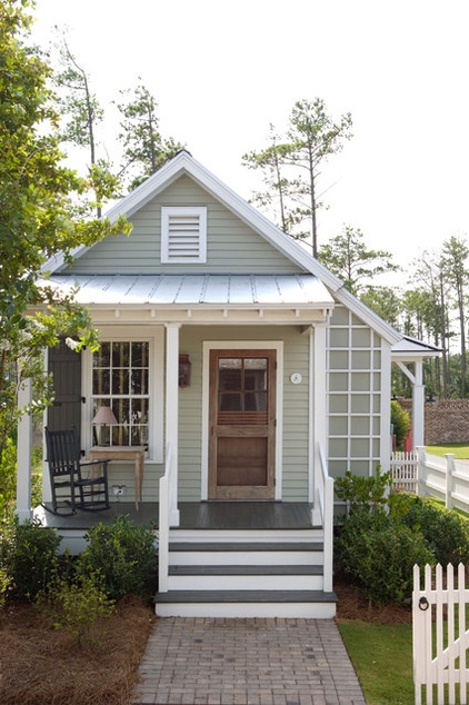 Farmhouse Exterior by Our Town Plans