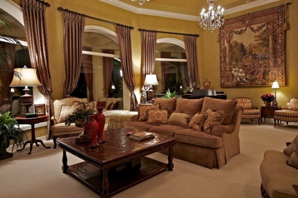 Traditional Living Room by Allegro Limited