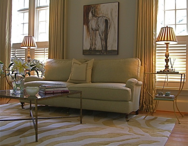 Traditional Family Room by Valerie DeRoy Interiors, LLC