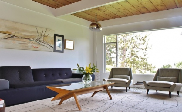 Midcentury Living Room by Kimberley Bryan