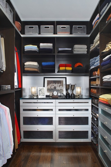 Contemporary Closet by Richard Ross Designs