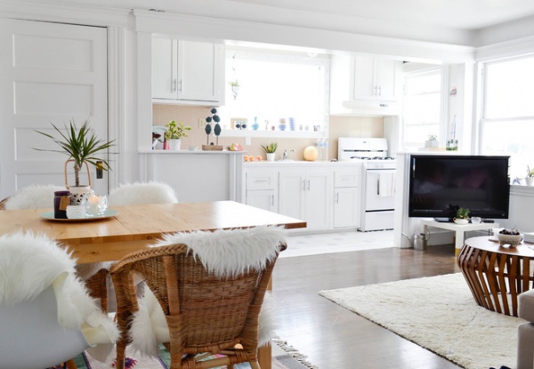 Eclectic Living Room Bright Bohemian Inspired Apartment in the Haight