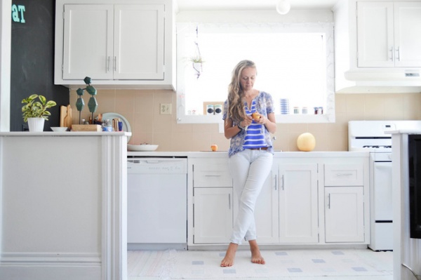 Eclectic Kitchen Bright Bohemian Inspired Apartment in the Haight