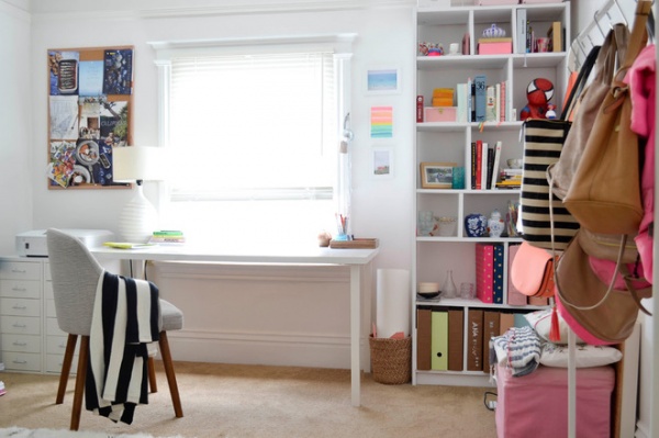 Eclectic Home Office Bright Bohemian Inspired Apartment in the Haight