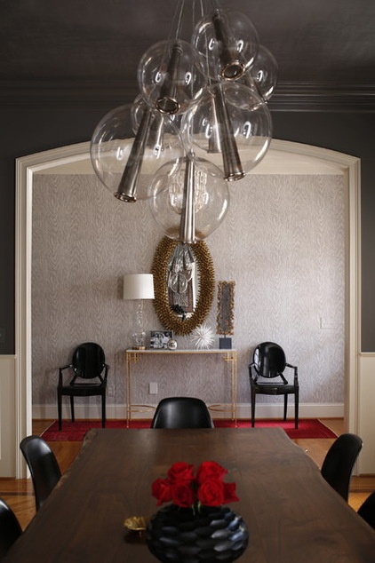 Contemporary Dining Room by Heather Garrett Design