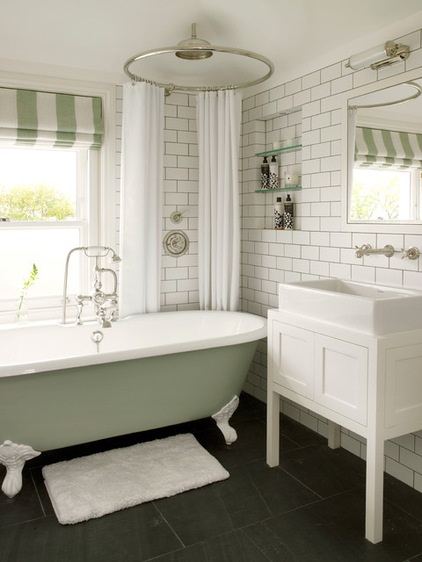 Transitional Bathroom by LEIVARS