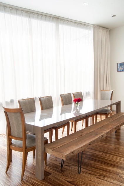 Eclectic Dining Room by Adrienne DeRosa