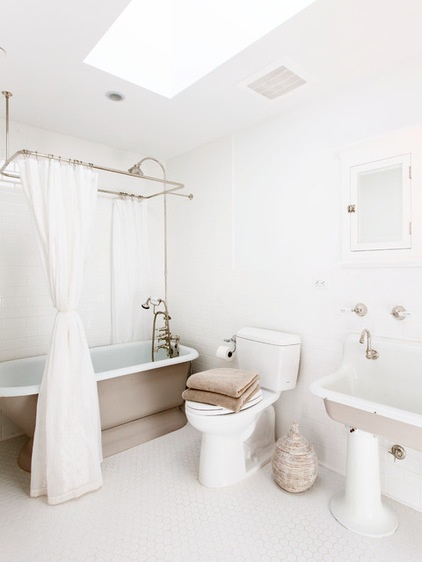 Transitional Bathroom by Bonaventura Architect