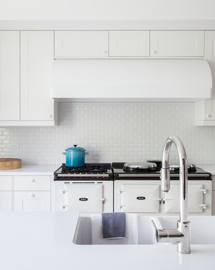 Transitional Kitchen by Bonaventura Architect