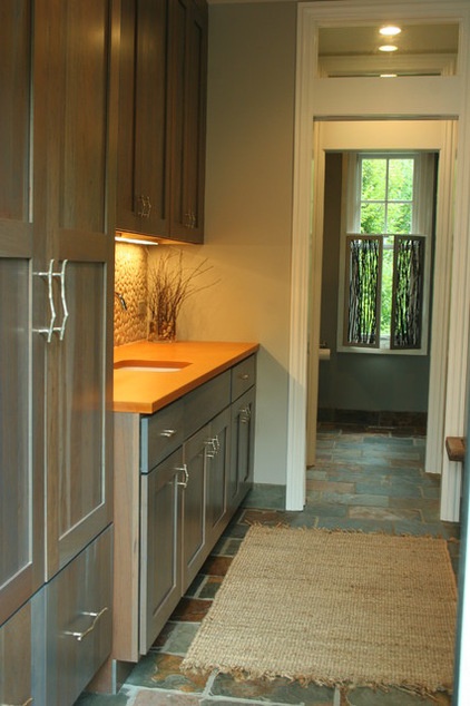 Contemporary Laundry Room by Chelle Design Group