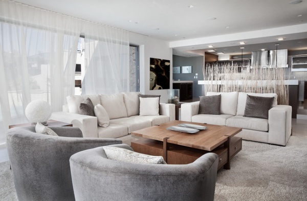 Contemporary Family Room by Domæn Ltd.