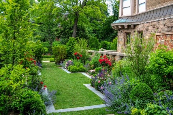 Traditional Landscape by a Blade of Grass