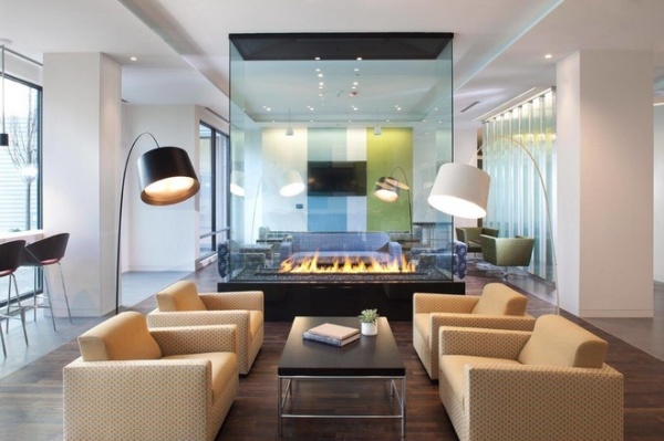 Contemporary Living Room by Acucraft Fireplaces