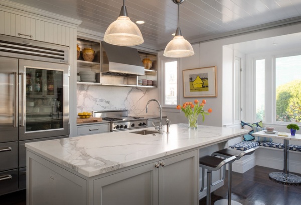 Transitional Kitchen by Sutro Architects