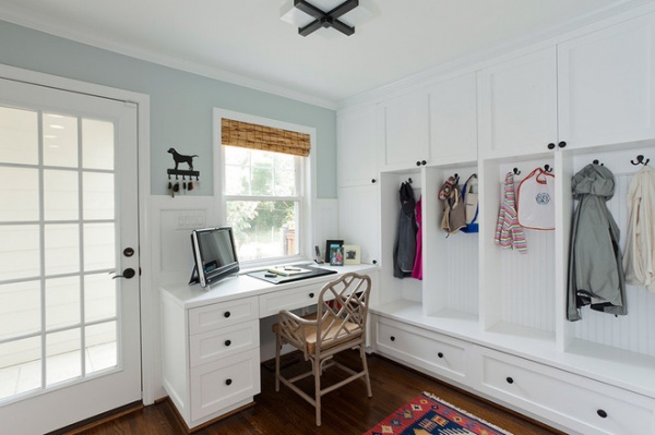 Traditional Home Office by Jim Schmid Photography