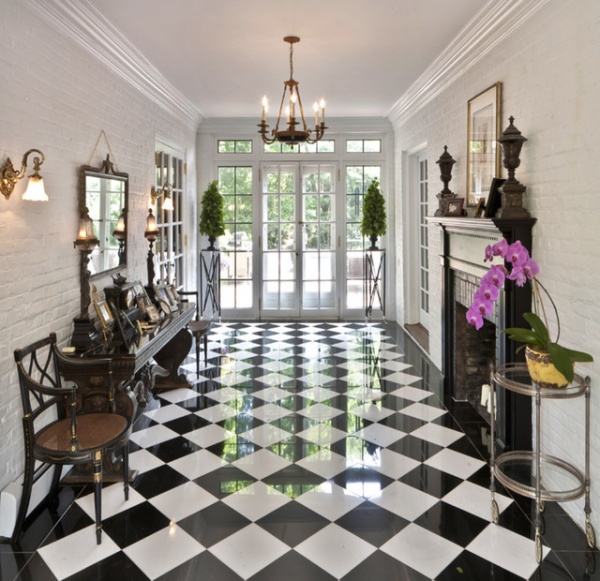 Traditional Entry by Kim E Courtney Interiors & Design Inc