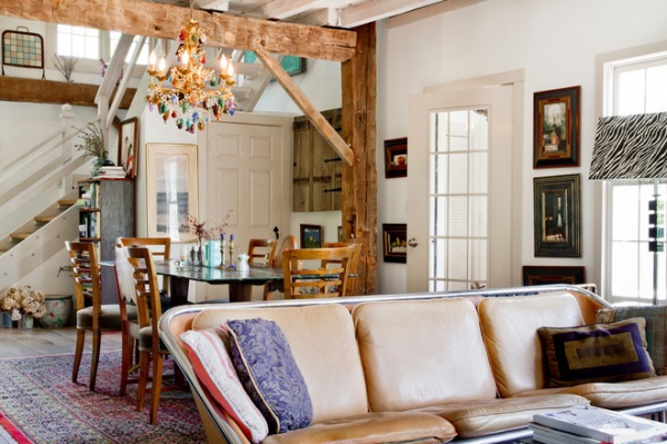 Farmhouse Living Room by Rikki Snyder