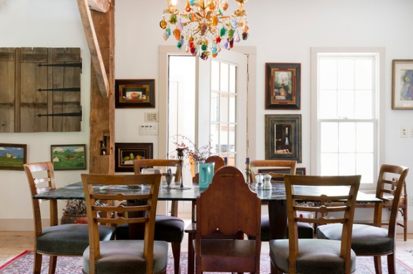 Farmhouse Dining Room by Rikki Snyder