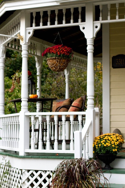 Traditional Porch by Rikki Snyder