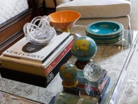 Traditional Kids Room Dresser with Globes and Tom Ford Book : Designers' Portfolio