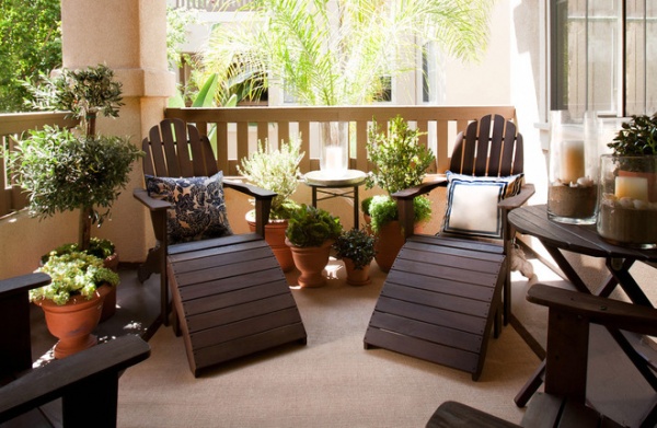 Beach Style Porch by Jessica Bennett Interiors