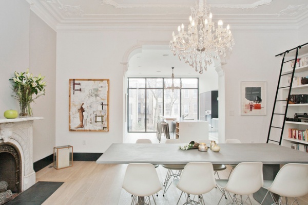 Contemporary Dining Room by Jensen C. Vasil Architect PC