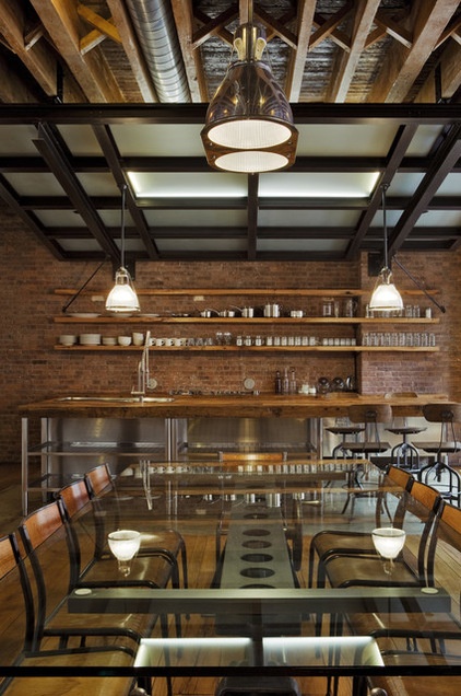 Industrial Dining Room by Jane Kim Design