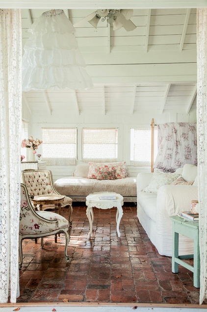 Eclectic Sunroom by Amy Neunsinger