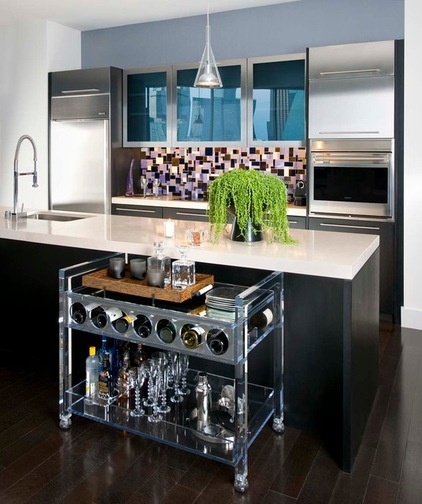 Contemporary Kitchen by Linda Fritschy Interior Design