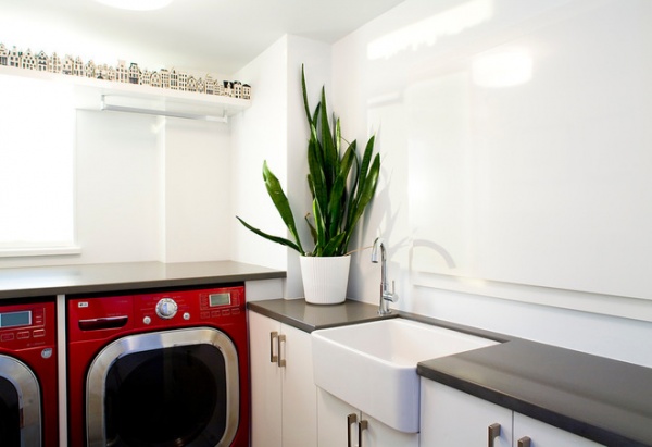 Contemporary Laundry Room by Andrea Rodman Interiors