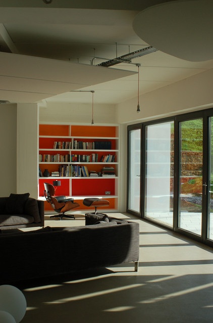 Contemporary Family Room by Seymour-Smith Architects