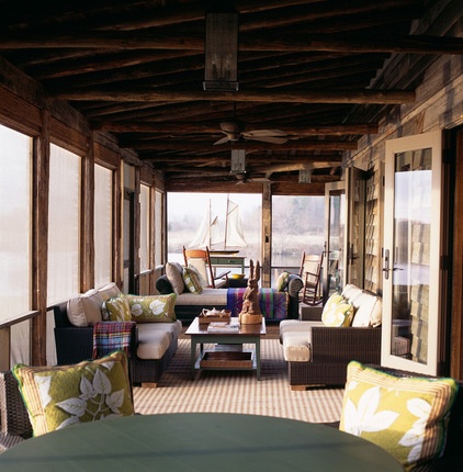 Rustic Porch by Johnson Berman